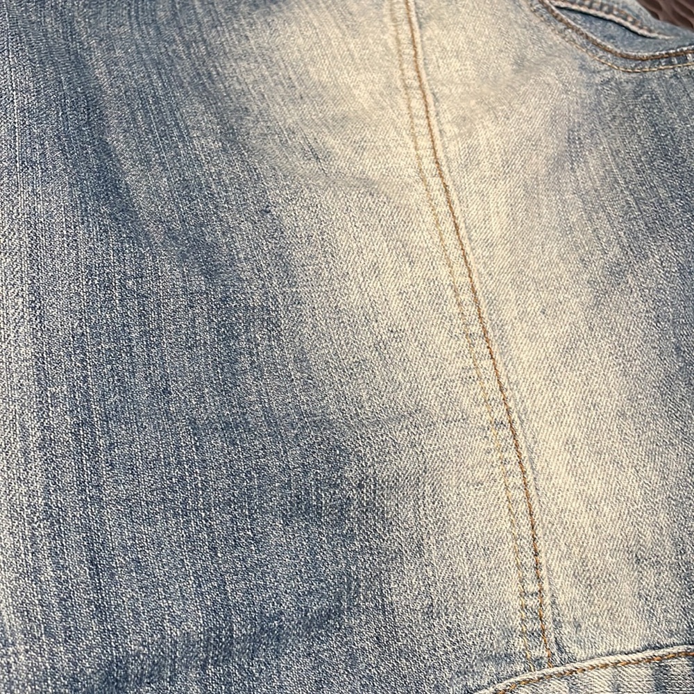 Almost Famous Womens Medium Denim Jean Jacket - Picture 4 of 4